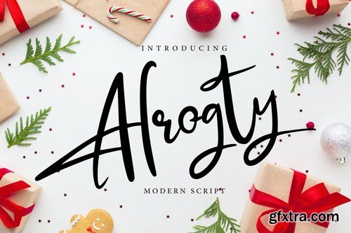 CM - Alrogty Modern Script Font 4300290