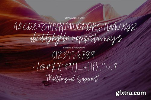 Version Line - Handwritten Font