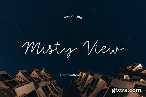 Misty View - A Chic and simple font