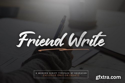 Friend Write Font