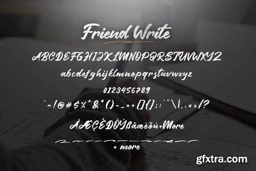 Friend Write Font