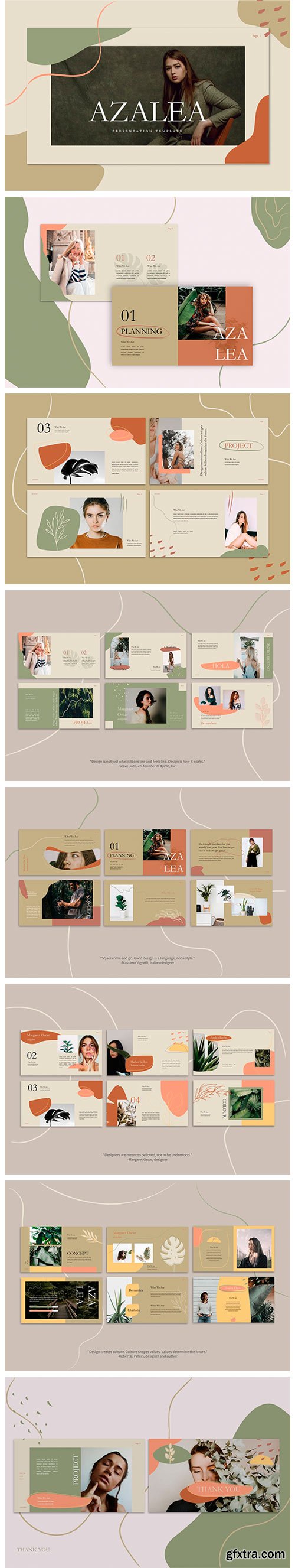 CM - Azalea PowerPoint Template 4260625