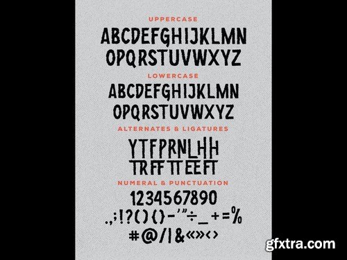 Griffith - Stressed Font