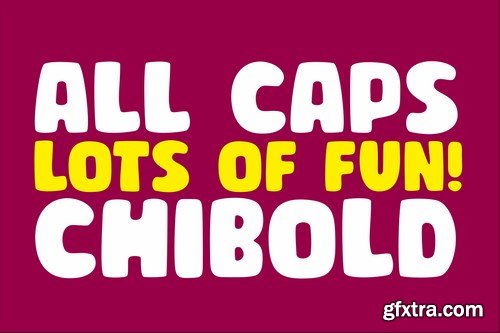 CHIBOLD - Chubby Font