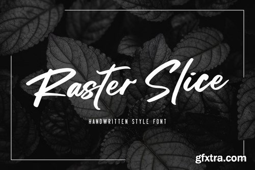 Raster Slice Font