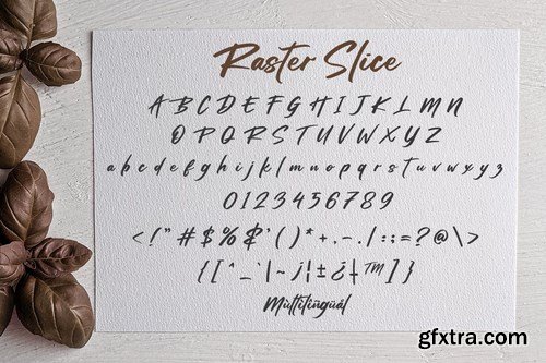 Raster Slice Font