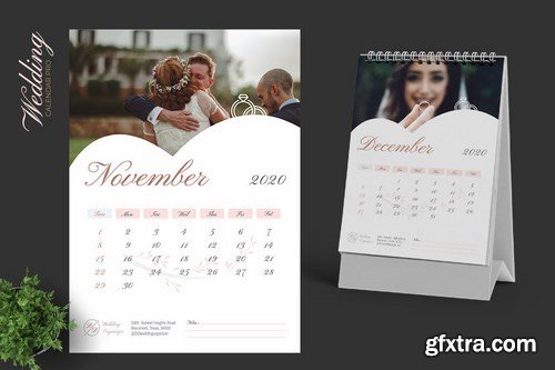 2020 Wedding Calendar Pro