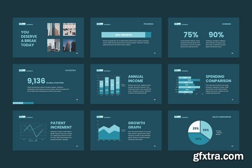 Business Network PowerPoint Presentation Template