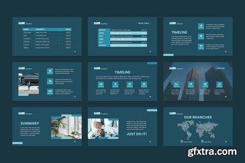 Business Network PowerPoint Presentation Template