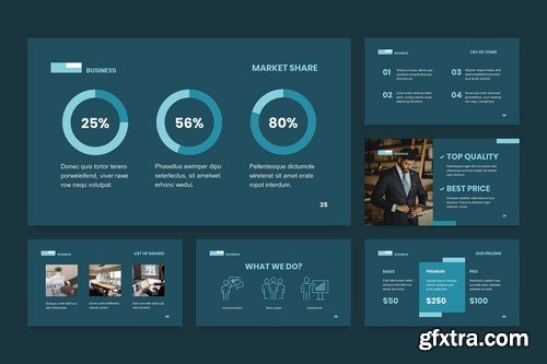 Business Network PowerPoint Presentation Template