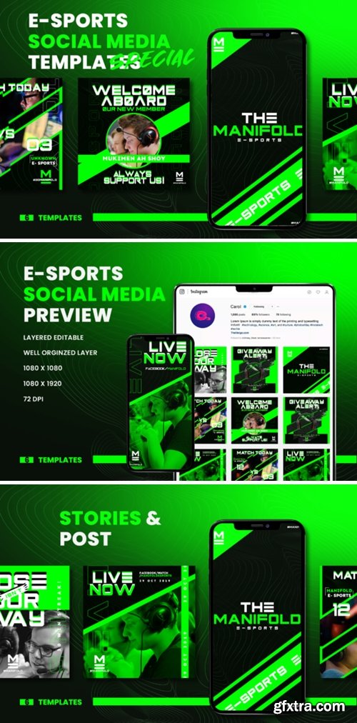 Social Media E Sport Template 2038717