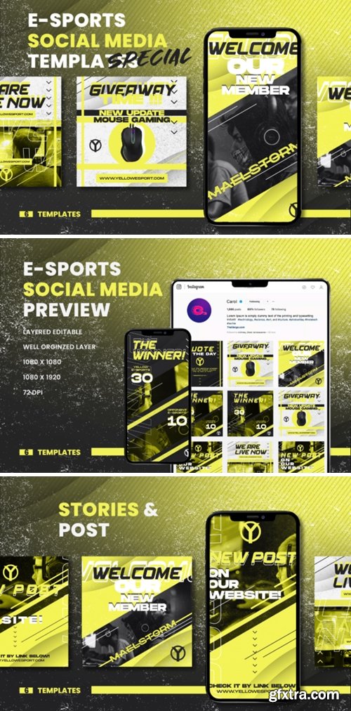 Social Media E Sport Template 2038721