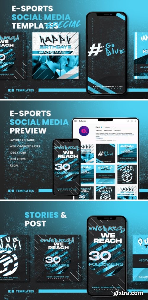 Social Media E Sport Template 2038726