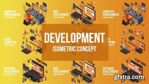 VideoHive Digital Development - Isometric Concept 25076862