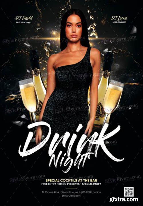 Drink Night V1711 2019 PSD Flyer Template