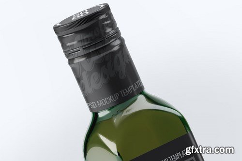 Square Glass Bottle Mock-Up v.1