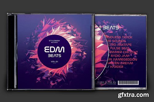 EDM Beats CD Cover Artwork