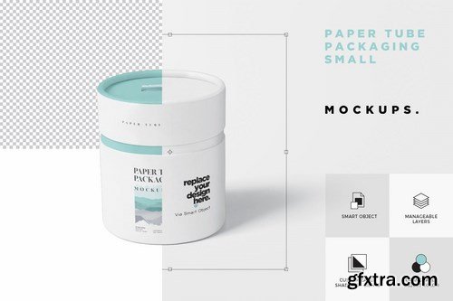 Paper Tube Packaging Mock-Up Set - Small