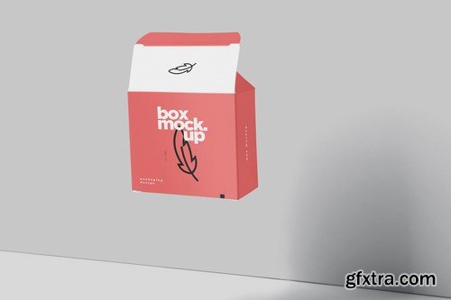 Box Mockup - Square Slim Size