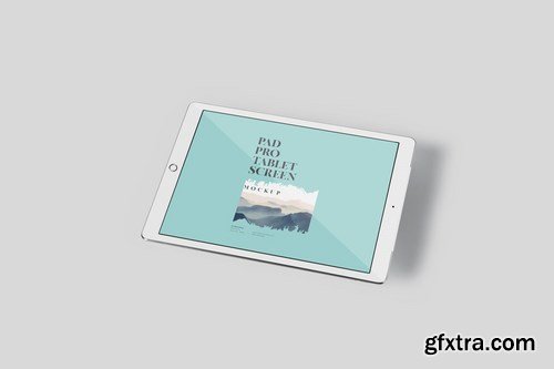 Pad Pro Tablet Screen Mockup Set