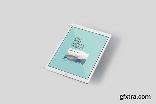 Pad Pro Tablet Screen Mockup Set