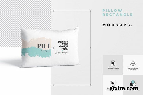 Pillow Mockup Set - Rectangle