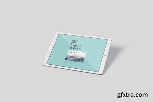 Pad Pro Tablet Screen Mockup Set