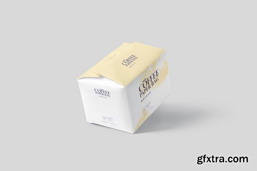 Coffee Paper Bag Mockup PSDs - Small Size