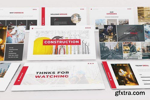 Construction Powerpoint Google Slides and Keynote Templates