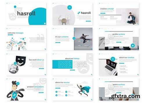 Hasroll - Powerpoint and Keynote Templates