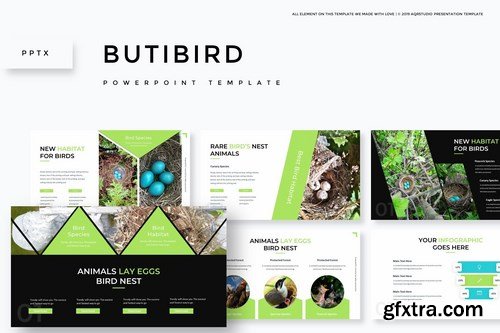 Butibird - Powerpoint and Keynote Templates