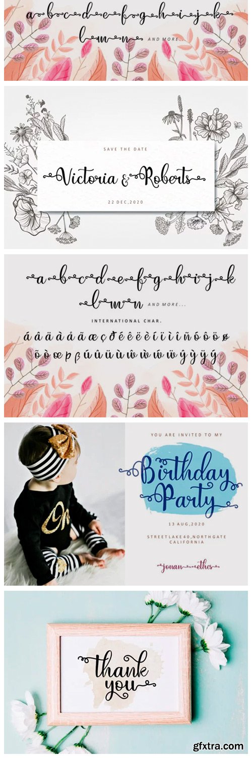 Just Swirls Font