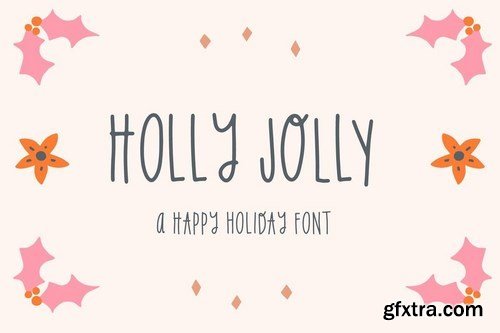 CM - Holly Jolly Holiday Font 4313093