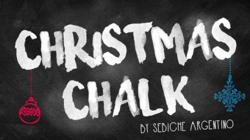 Videohive - Christmas Chalk