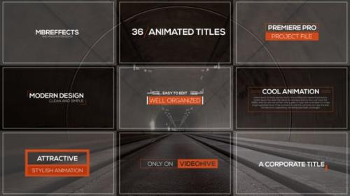 Videohive - Modern Titles & Lower Thirds - Mogrt