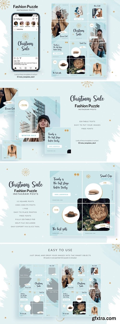 Christmas Fashion Sale - Instagram Puzzle