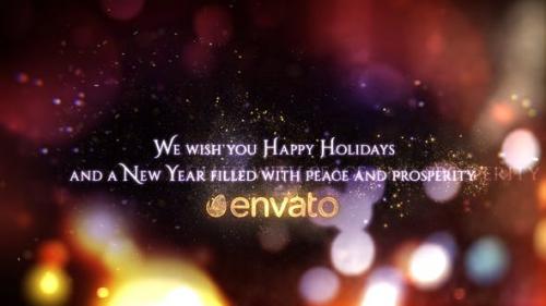 Videohive - Season's Greetings - Christmas And New Year Wishes