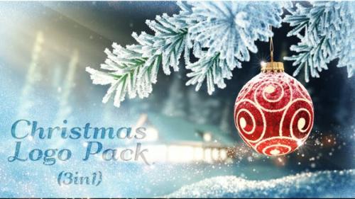 Videohive - Christmas Logo Pack 3 in 1