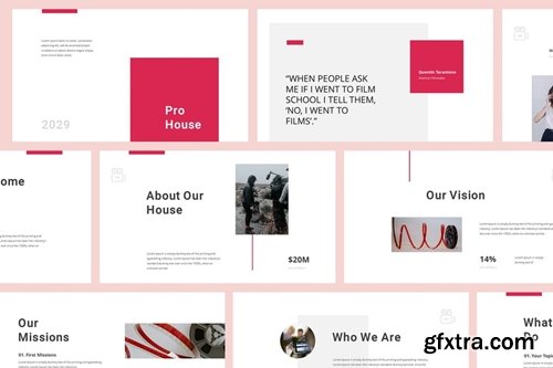 Production House Powerpoint, Keynote and Google Slides Templates