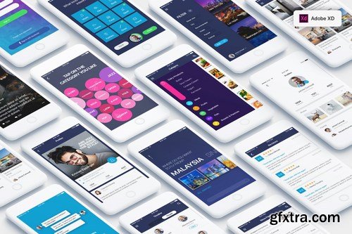 UI Kit Pack for ADOBE XD and FIGMA