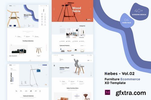 HEBES Furniture Landing page Templates