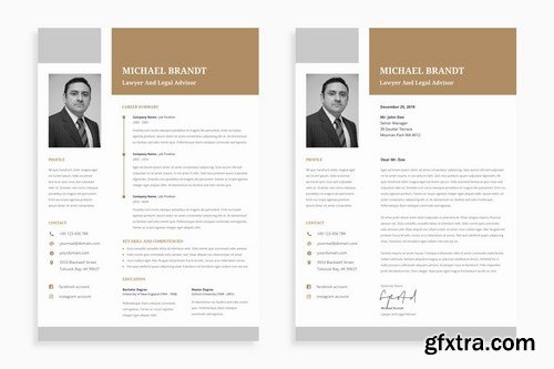 Professional Business CV Resume Set - Vlice