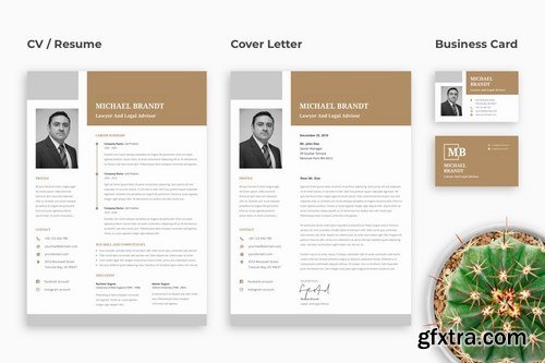 Professional Business CV Resume Set - Vlice