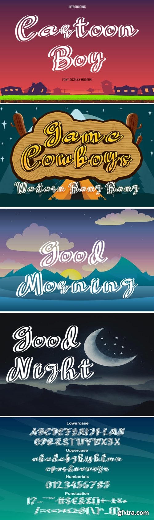 Cartoon Boy Font