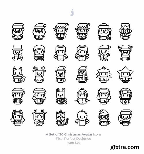 30 Christmas Avatar Icons