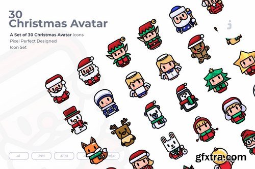 30 Christmas Avatar Icons