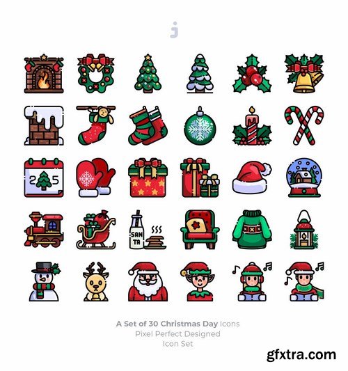 30 Christmas Day Icons