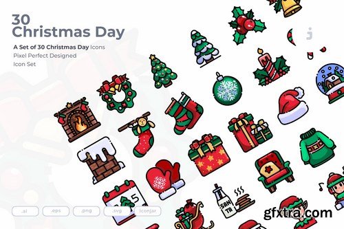 30 Christmas Day Icons