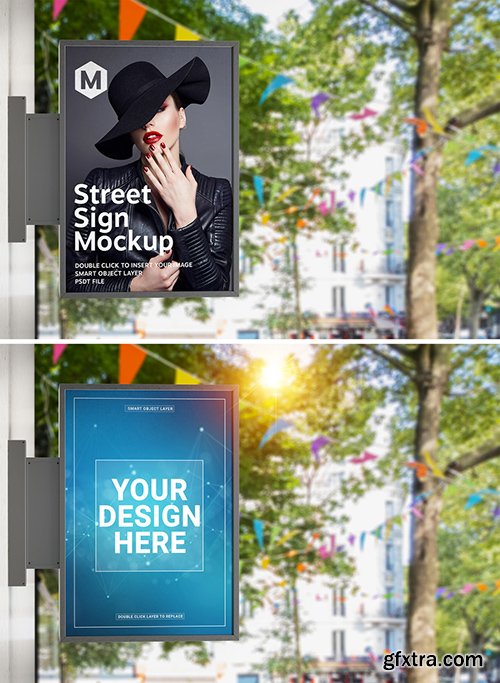 Billboard on Wall Mockup 302985620