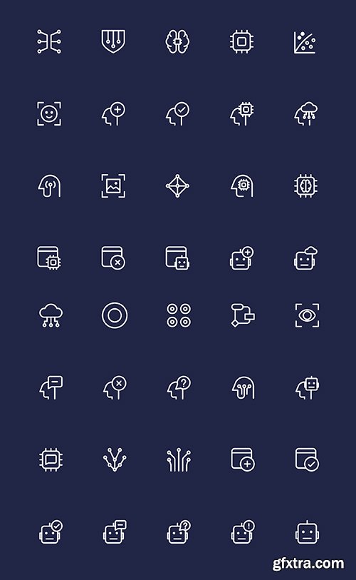 Artificial Intelligence Icon Pack